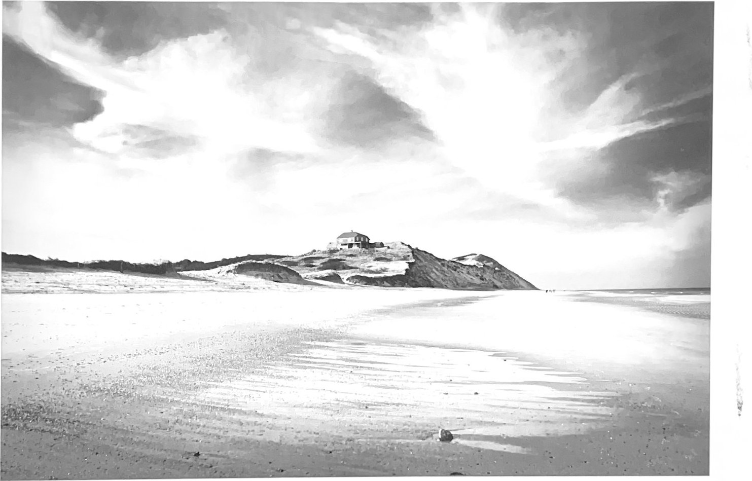 Cape Cod beach and dunes, photograph by L.C. Schiffenhaus